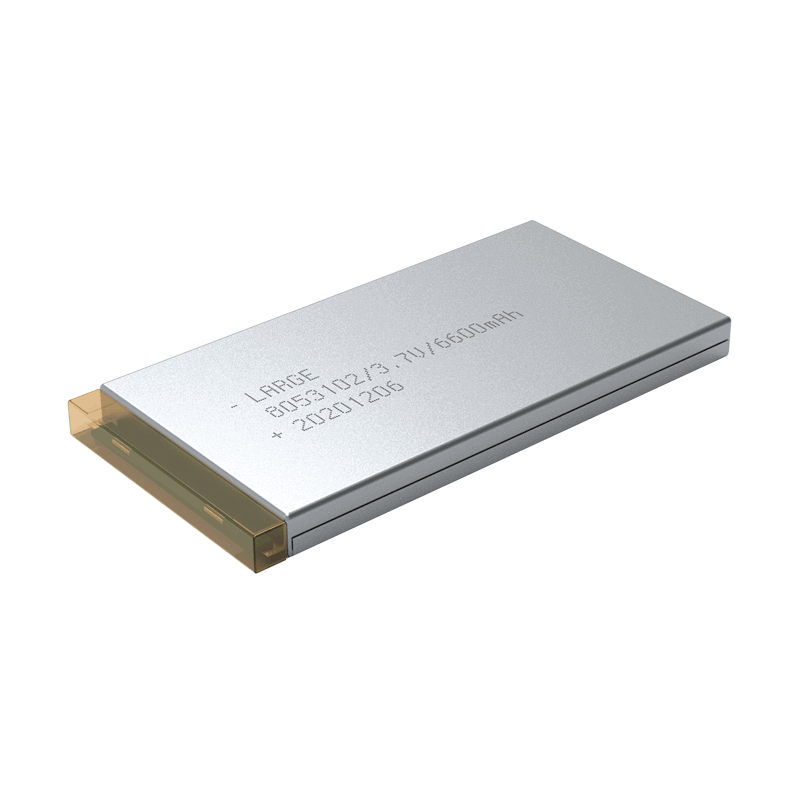 3.7V 550mAh手持智能檢測設(shè)備聚合物鋰電池