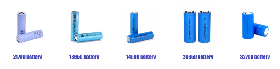 常見鋰電池尺寸