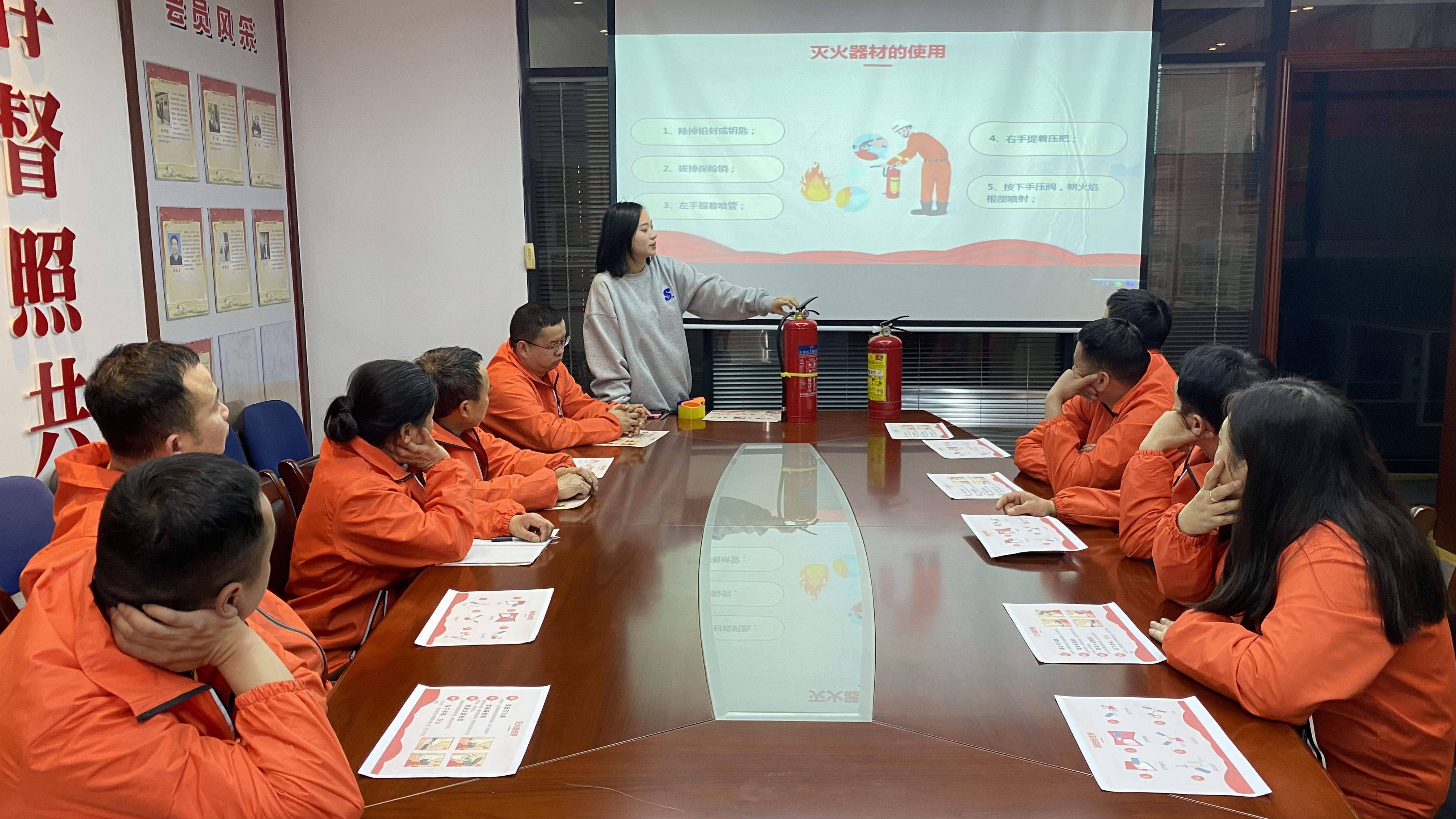 赣江文化开展消防安全培训与演练活动